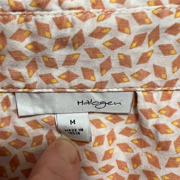 Halogen (Nordstrom) Women’s Button Down Blouse, Medium - Picture 3 of 7